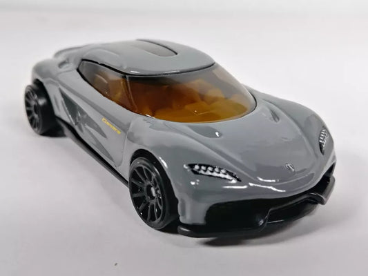 Hot Wheels 2022 #138/250 Koenigsegg Gemera, NEW/LOOSE, iron grey