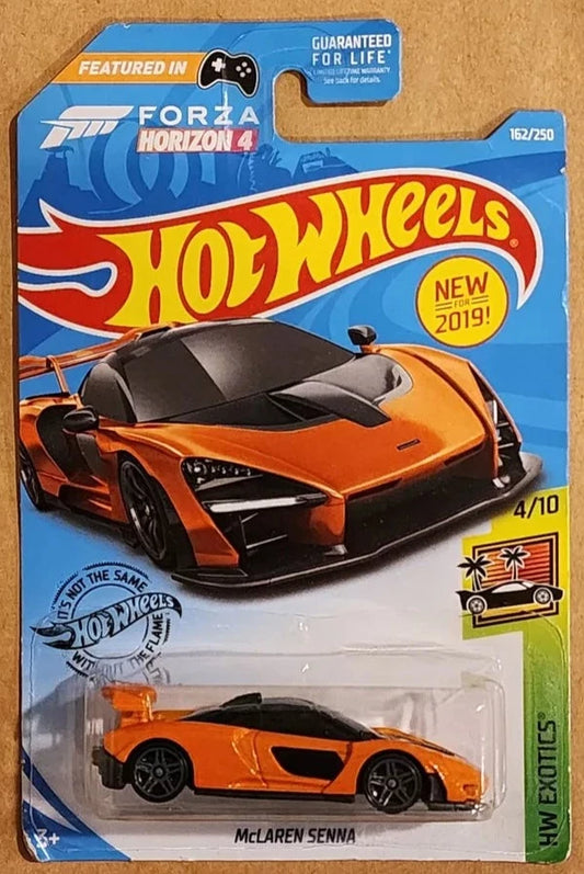 Hot Wheels 2019 #162/250 McLaren Senna, orange