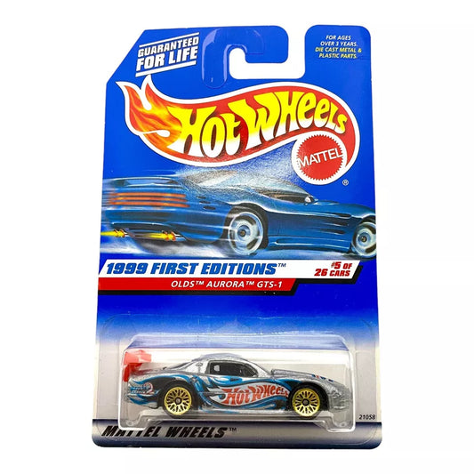 Hot Wheels 1999 First Editions #5/26 Olds Aurora GTS-1, silver