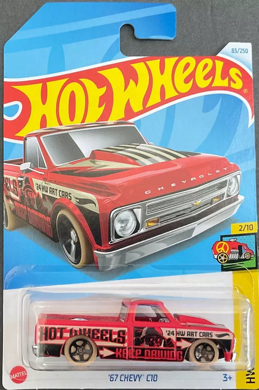 Hot Wheels 2024 #083/250 '67 Chevy C10, red