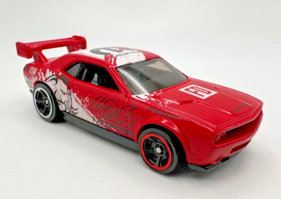 Hot Wheels 2022 #207/250 Dodge Challenger Drift Car, NEW/LOOSE, red