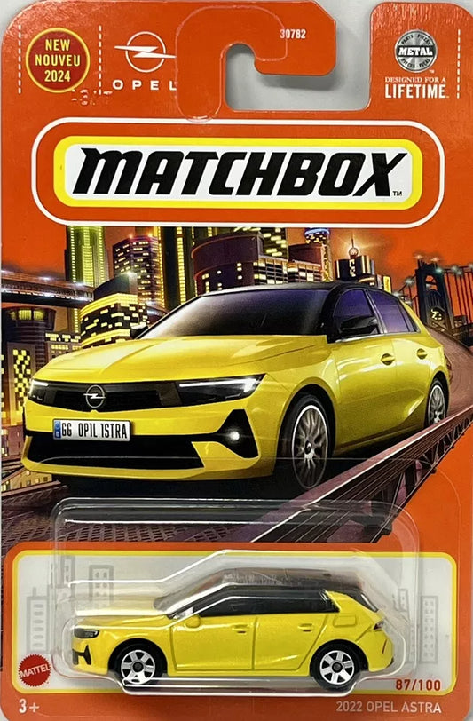 Matchbox 2024 #087/100 2022 Opel Astra, yellow