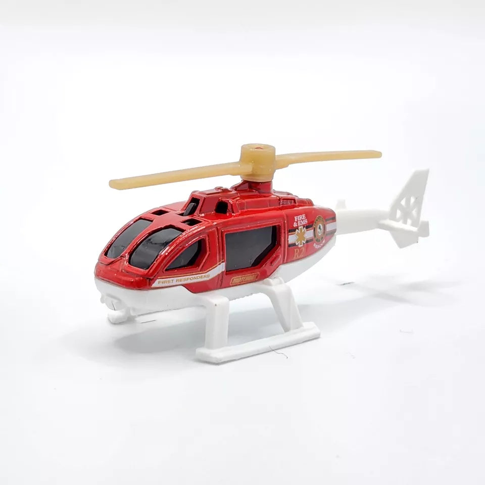 Matchbox 2023 Multipack Exclusive Rescue Helicopter, NEW/LOOSE, red