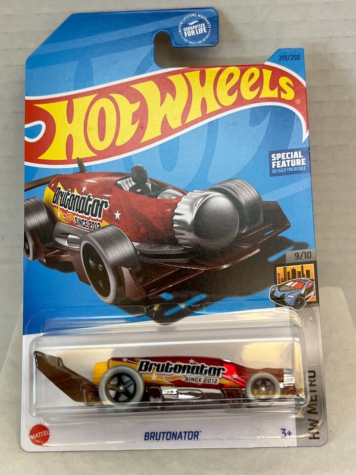 Hot Wheels 2023 #219/250 Brutonator, red