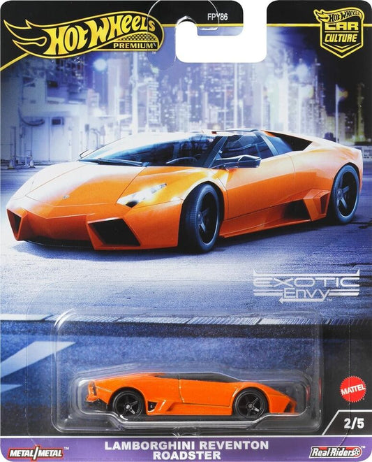 Hot Wheels 2024 Car Culture Exotic Envy 2/5 Lamborghini Reventon Roadster