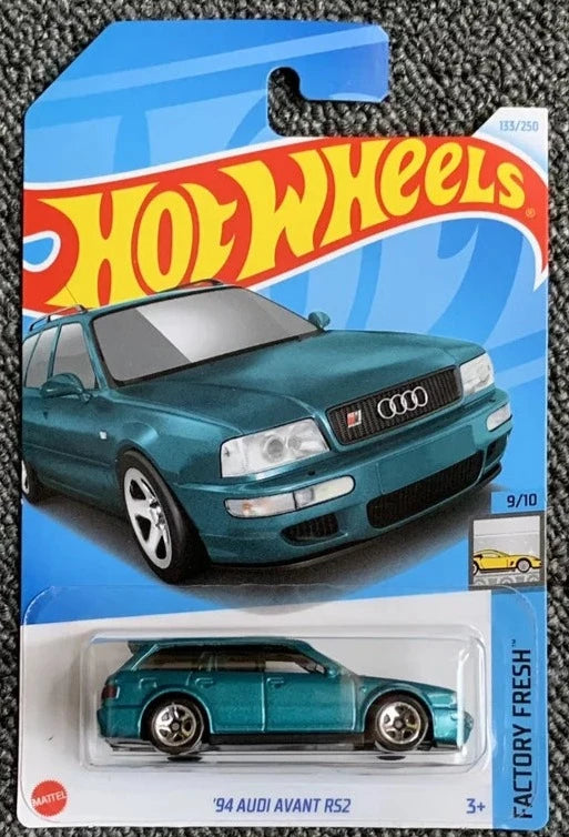 Hot Wheels 2024 #133/250 '94 Audi Avant RS2, metallic teal