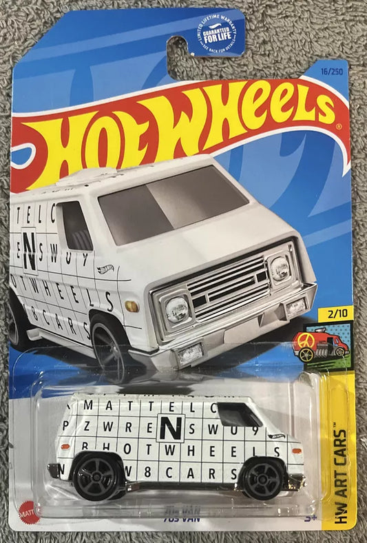 Hot Wheels 2023 #016/250 70s Van, white