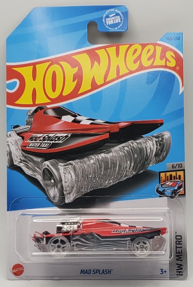 Hot Wheels 2023 #168/250 Mad Splash, red