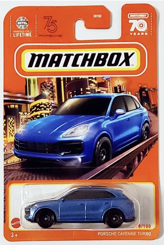 Matchbox 2023 #078/100 Porsche Cayenne Turbo, blue
