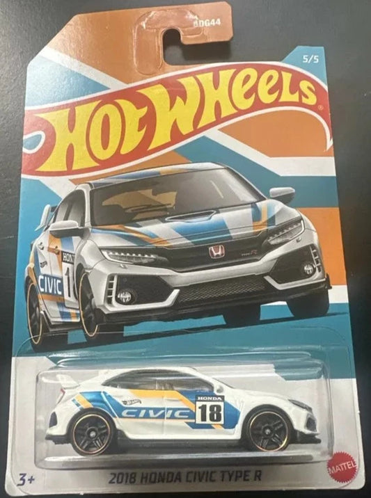 Hot Wheels 2022 WALMART EXCLUSIVE 5/5 2018 Honda Civic Type R