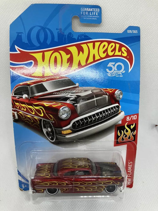 Hot Wheels 2018 #109/365 Custom '53 Chevy, metallic red