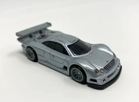 Hot Wheels Premium 2023 '97 Mercedes-Benz CLK-GTR (from Team Transport #59), NEW/LOOSE, silver