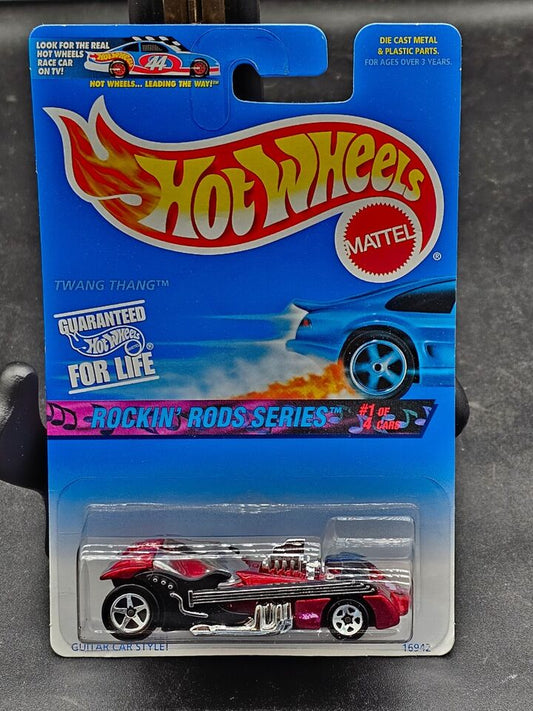 Hot Wheels 1996 Rockin' Rods Series #1/4 Twang Thang, black