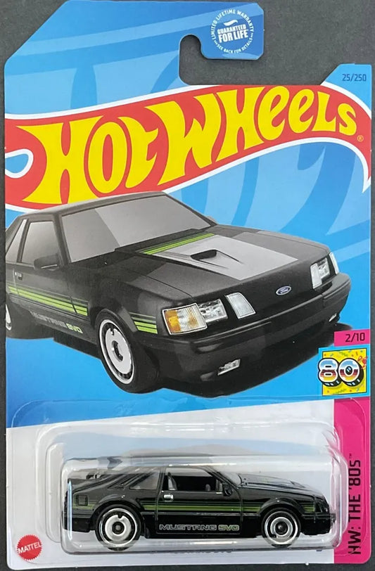 Hot Wheels 2023 #025/250 '84 Mustang SVO, black