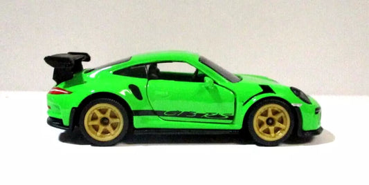 Majorette Deluxe Cars Porsche 911 GT3 RS, NEW/LOOSE, green