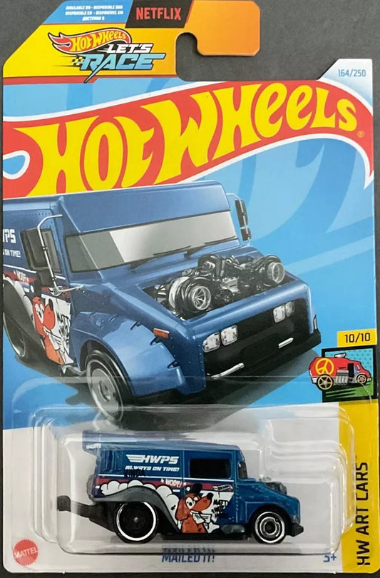 Hot Wheels 2024 #164/250 Mailed It!, blue