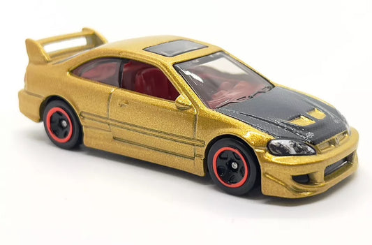 Hot Wheels 2024 #045/250 Honda Civic Si, NEW/LOOSE, metalflake gold