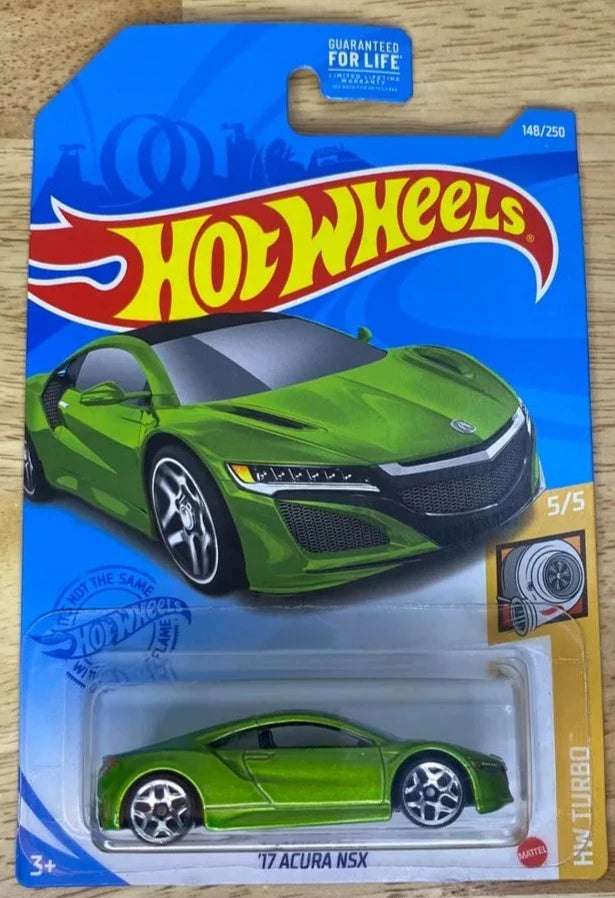 Hot Wheels 2021 #148/250 '17 Acura NSX, candy apple green