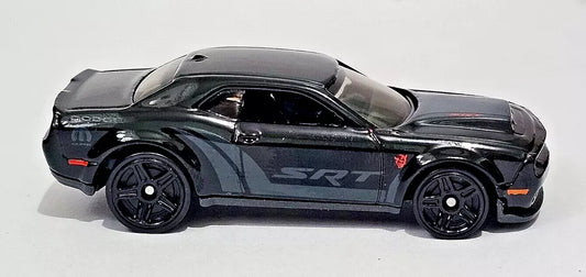 Hot Wheels 2023 #151/250 '18 Dodge Challenger SRT Demon, NEW/LOOSE, black