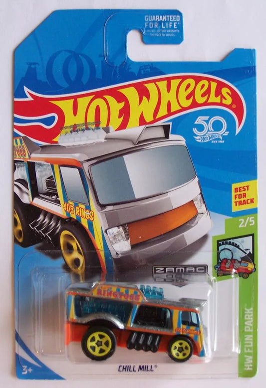 Hot Wheels 2018 Chill Mill, Walmart Exclusive ZAMAC, zamac