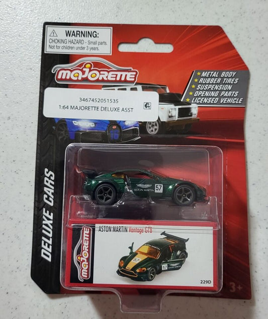 Majorette Deluxe Cars Aston Martin Vantage GT8, dark green