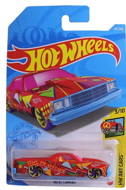 Hot Wheels 2020 #044/250 '80 El Camino, pink art cars edition