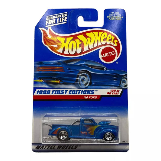 Hot Wheels 1998 First Editions #20/40 '40 Ford, blue