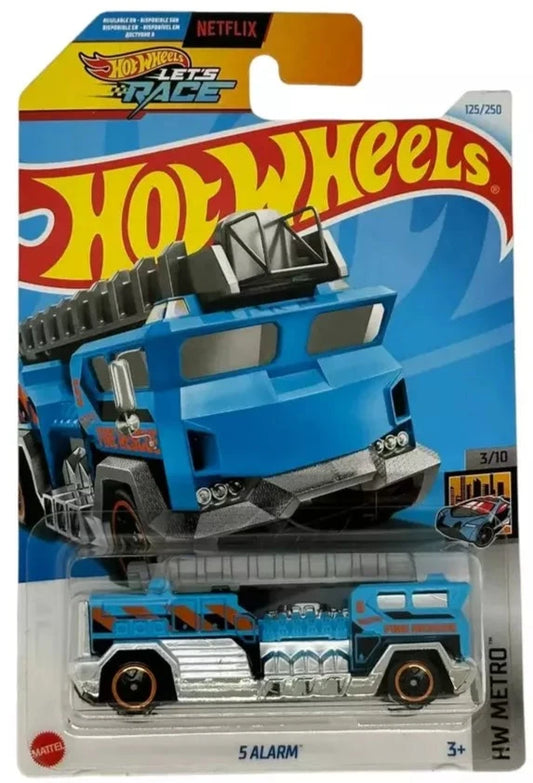 Hot Wheels 2024 #125/250 5 Alarm, blue