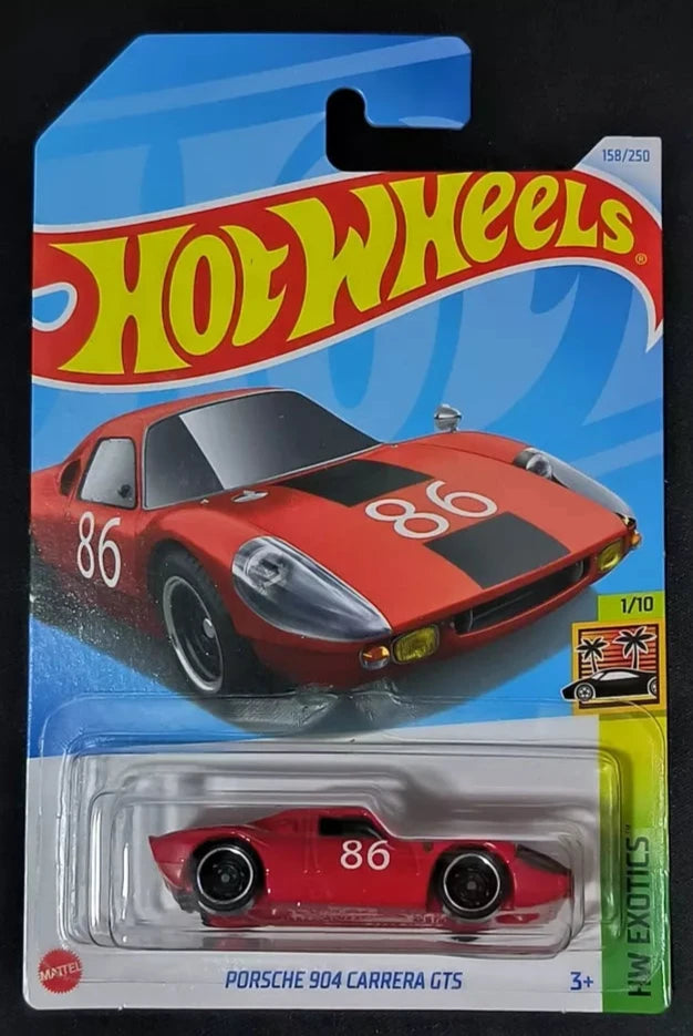 Hot Wheels 2024 #158/250 Porsche 904 Carrera GTS, red