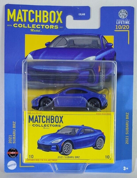 Matchbox 2024 Collectors 2021 Subaru BRZ, blue