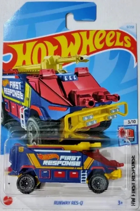 Hot Wheels 2024 #009/250 Runway Res-Q, blue