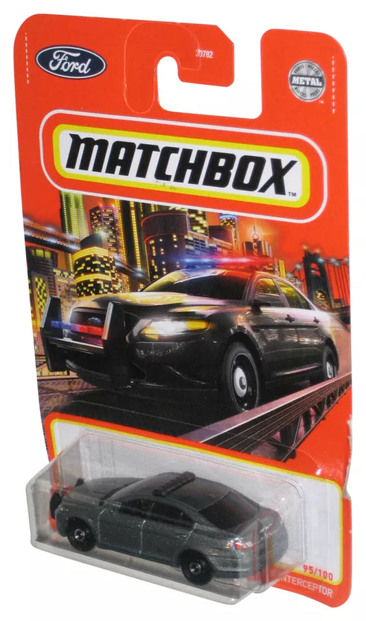 Matchbox 2021 #095/100 Ford Police Interceptor, silver