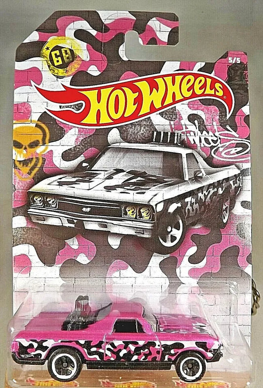 Hot Wheels 2020 #5/5 WALMART EXCLUSIVE "Urban Camoflage Series '69 El Camino, pink