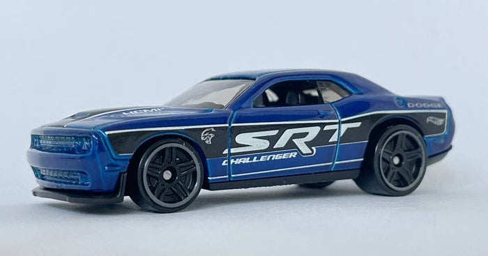 Hot Wheels 2022 #235/250 '15 Dodge Challenger SRT, NEW/LOOSE, dark blue