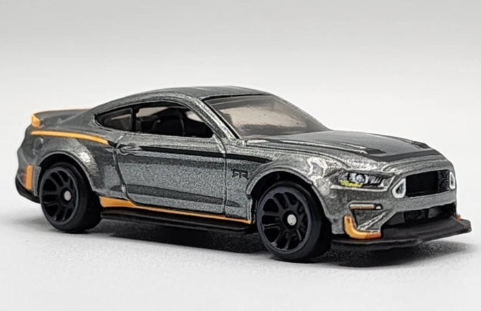 Hot Wheels 2024 Mustang 50 Years 4/5, '18 Ford Mustang RTR Spec 5, NEW/LOOSE, grey