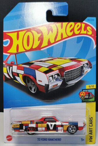 Hot Wheels 2023 #142/250 '72 Ford Ranchero, red