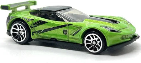 Hot Wheels 2024 Silver Label Transformers 2/5 Corvette C7.R, NEW/LOOSE, green