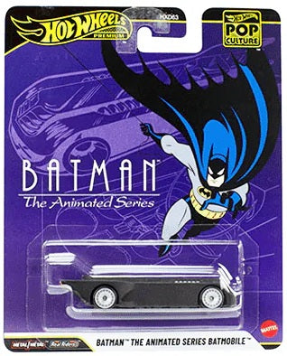 Hot Wheels 2026 Pop Culture Mix 1, Batman The Animated Series Batmobile, matte black
